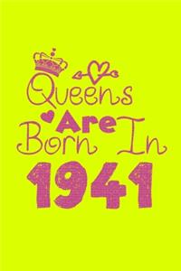 Queens Are Born In 1941 Notebook