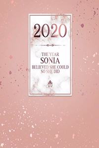 2020 The Year Sonia Believed She Could So She Did