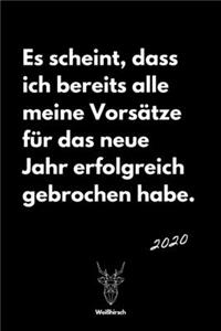 Bereits alle Vorsätze erfolgreich gebrochen