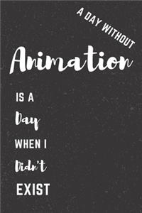 Animation Notebook Black Cover