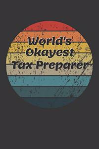 World's Okayest Tax Preparer Notebook