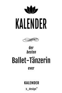 Kalender für Ballet-Tänzer / Ballet-Tänzerin