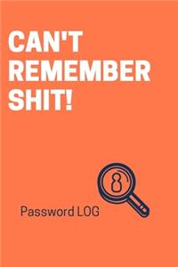 I Can't Remember Shit