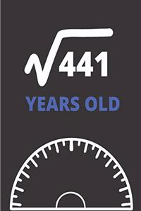 Square Root of 441 Years Old