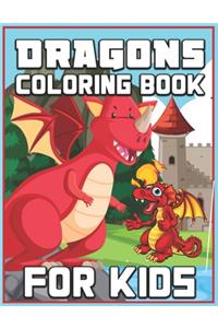 Dragons Coloring Book for Kids