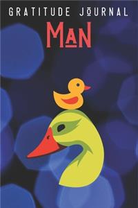 Gratitude Journal Man