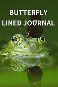 Butterfly Lined Journal