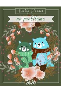 Weekly Planner No Probllama 2020