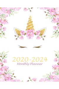 Monthly Planner 2020-2024
