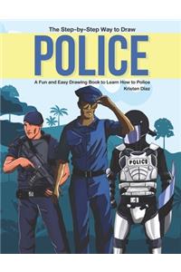 Step-by-Step Way to Draw Police