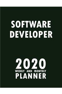 Software Developer 2020 Weekly and Monthly Planner