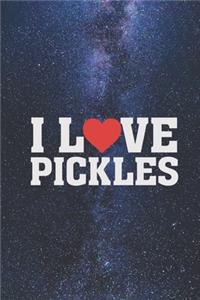 I Heart Love Pickles - Foody Food Lover Funny Journal