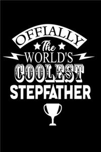 Officially The World's Coolest Stepfather: Hangman Puzzles - Mini Game - Clever Kids - 110 Lined Pages - 6 X 9 In - 15.24 X 22.86 Cm - Single Player - Funny Great Gift