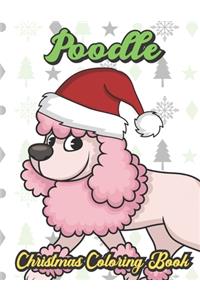 Poodle Christmas Coloring Book