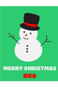 Merry Christmas Bro - Christmas Gift For Brother Journal/Notebook 1