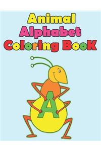 animal alphabet coloring book