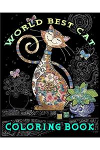 World Best Cat Coloring Book