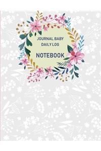 Journal baby daily log notebook