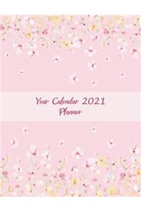 Year Calendar 2021 Planner