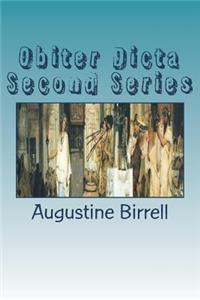 Obiter Dicta Second Series