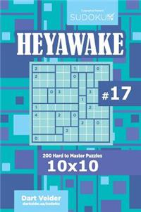 Sudoku Heyawake - 200 Hard to Master Puzzles 10x10 (Volume 17)