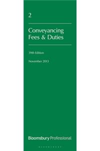 Lawyer's Costs and Fees: Conveyancing Fees and Duties