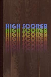 High Scorer Gamer Vintage Journal Notebook