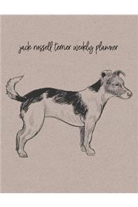 Jack Russell Terrier Weekly Planner