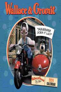 Wallace & Gromit 2024 Square Wall Calendar