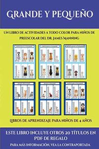 Libros de aprendizaje para niños de 4 años (Grande y pequeño)