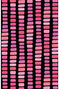 Journal Notebook Abstract Rectangles In Pink