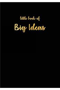 Little Book of Big Ideas, Sketchbook Black, Sketchbook 200 Pages