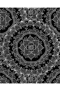 Bullet Journal Notebook Flower Mandala Pattern 1