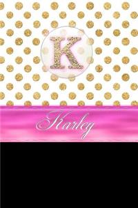 Karley: Personalized Lined Journal Diary Notebook 150 Pages, 6 X 9 (15.24 X 22.86 CM), Durable Soft Cover