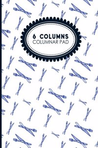 6 Columns Columnar Pad