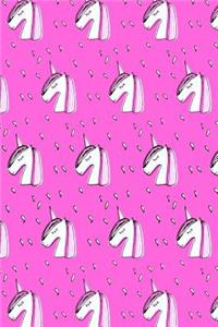 Journal Notebook Sketchy Unicorns Pattern 3