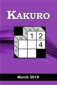 Kakuro: March 2018