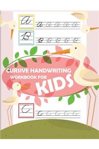 Cursive handwriting workbook for kids
