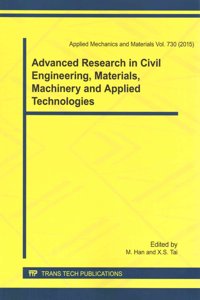 Advanced Research in Civil Engineering, Materials, Machinery and Applied Technologies