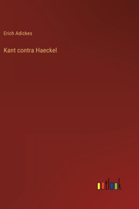 Kant contra Haeckel