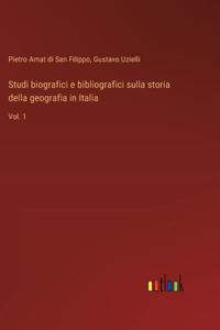 Studi biografici e bibliografici sulla storia della geografia in Italia