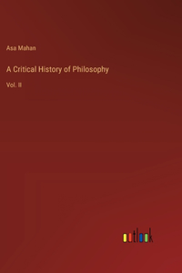 Critical History of Philosophy
