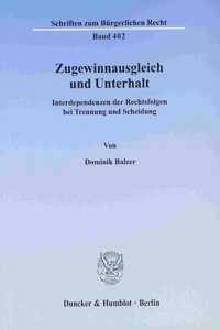 Zugewinnausgleich Und Unterhalt