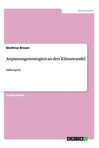 Anpassungsstrategien an den Klimawandel