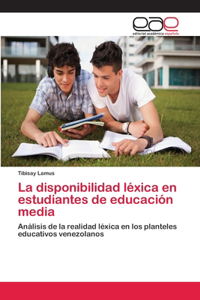 disponibilidad léxica en estudiantes de educación media