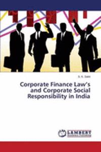 Corporate Finance Law's and Corporate Social Responsibility in India