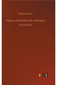 History of Friedrich II. of Prussia