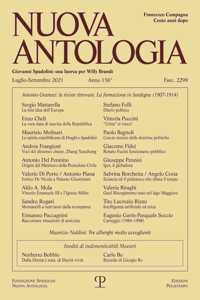 Nuova Antologia - A. CLVI, N. 2299, Luglio-Settembre 2021