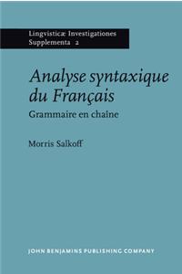 Analyse syntaxique du Francais