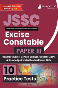 JSSC (Jharkhand Staff Selection Commission ) - Excise Constable Paper III Book 2023 (English Edition) - 10 Full Length Mock Tests with Free Access to Online Tests